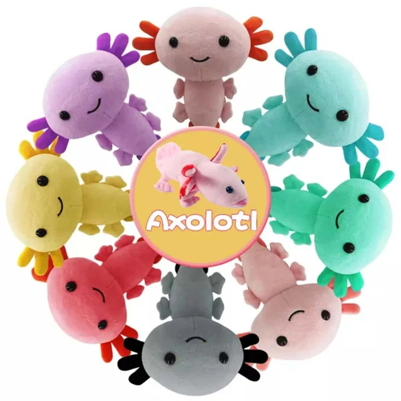 Kawaii Axolotl Plüschtier Axolotl Spielzeug Axolotl Fisch Axolotl Plüschtiere Figur Puppe Kawaii Tier Rosa Axolotl Stoffpuppen Geschenke