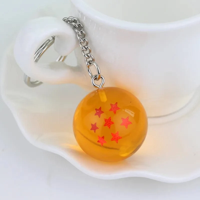 Anime Dragon Ball Serie Schlüsselanhänger Charms Zubehör 1 2 3 4 5 6 7 Star Dragon Balls Cosplay Schlüsselanhänger Anhänger Halter Spielzeug Geschenk