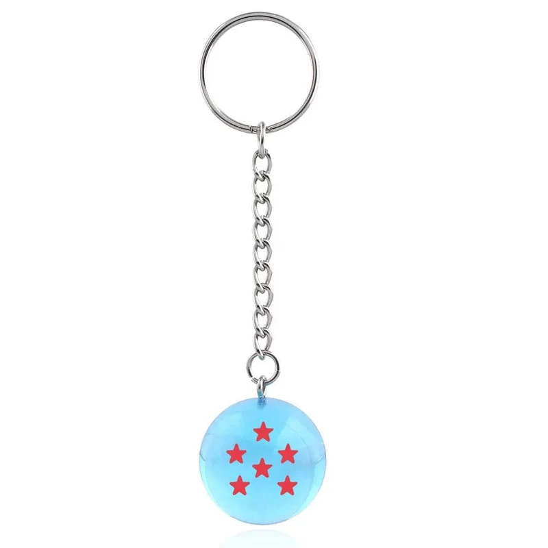 Anime Dragon Ball Serie Schlüsselanhänger Charms Zubehör 1 2 3 4 5 6 7 Star Dragon Balls Cosplay Schlüsselanhänger Anhänger Halter Spielzeug Geschenk