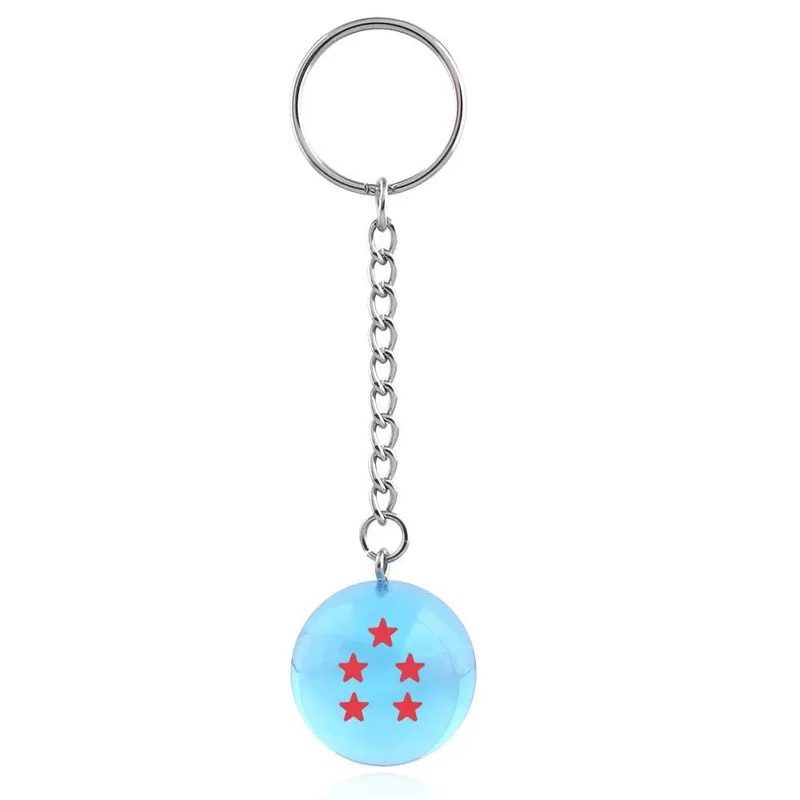 Anime Dragon Ball Serie Schlüsselanhänger Charms Zubehör 1 2 3 4 5 6 7 Star Dragon Balls Cosplay Schlüsselanhänger Anhänger Halter Spielzeug Geschenk