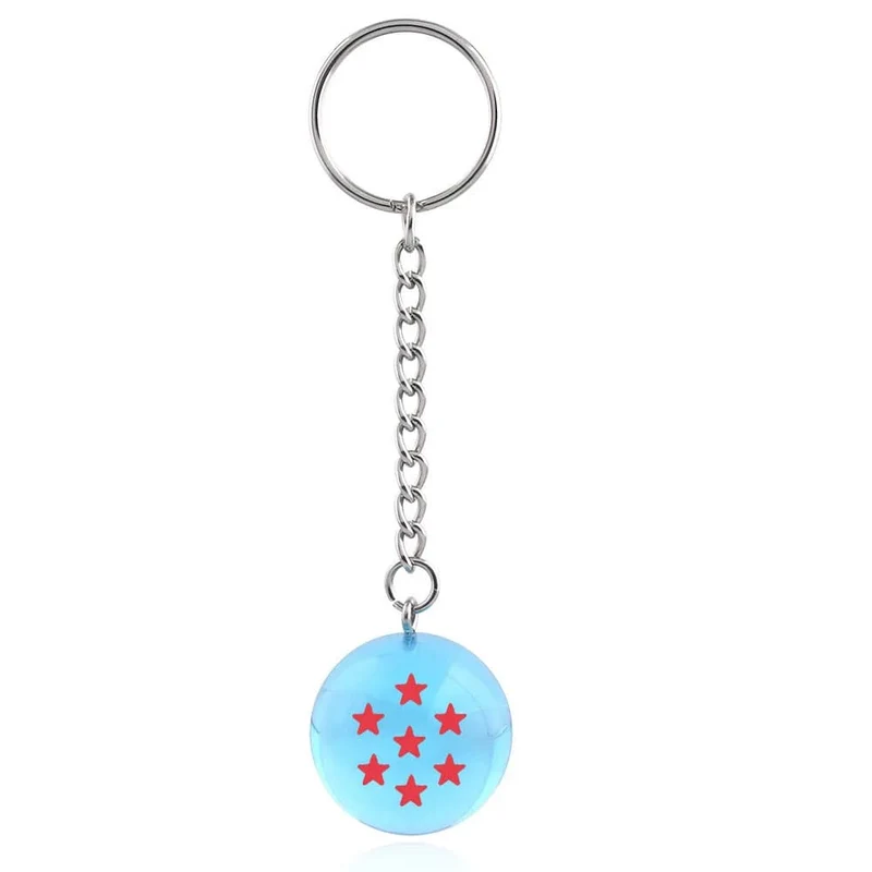Anime Dragon Ball Serie Schlüsselanhänger Charms Zubehör 1 2 3 4 5 6 7 Star Dragon Balls Cosplay Schlüsselanhänger Anhänger Halter Spielzeug Geschenk