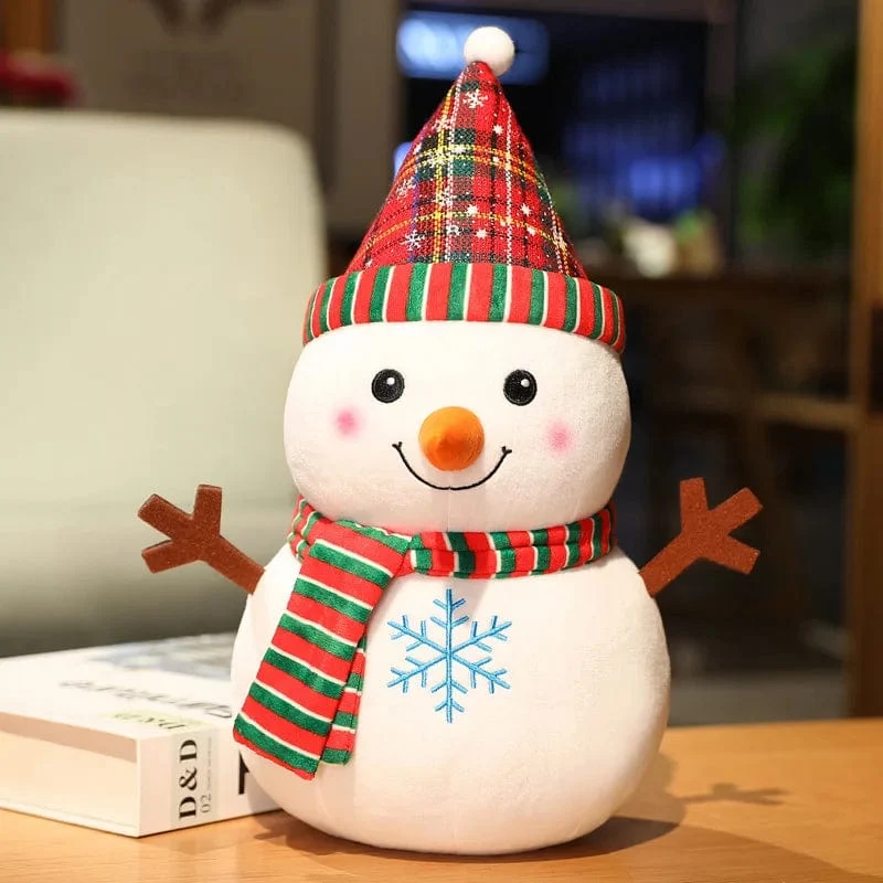 20CM Niedliche Weihnachtsserie Puppe Weihnachtsmann Elch Plüschtier Gefülltes weiches Schneemann Hirsch Spielzeug für Kinder Mädchen Weihnachtsgeschenk Dekor Requisiten