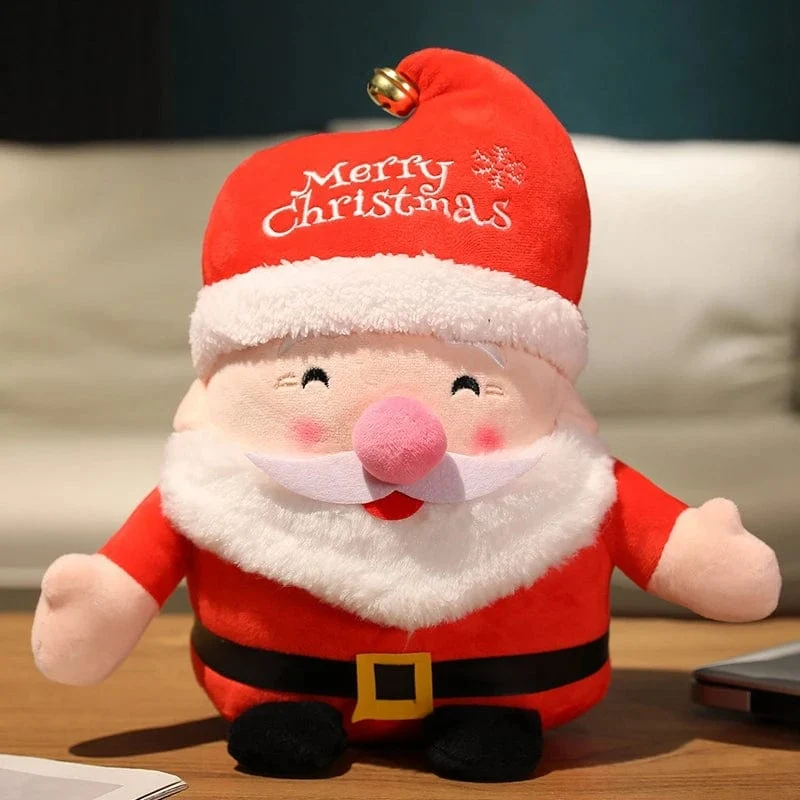20CM Niedliche Weihnachtsserie Puppe Weihnachtsmann Elch Plüschtier Gefülltes weiches Schneemann Hirsch Spielzeug für Kinder Mädchen Weihnachtsgeschenk Dekor Requisiten