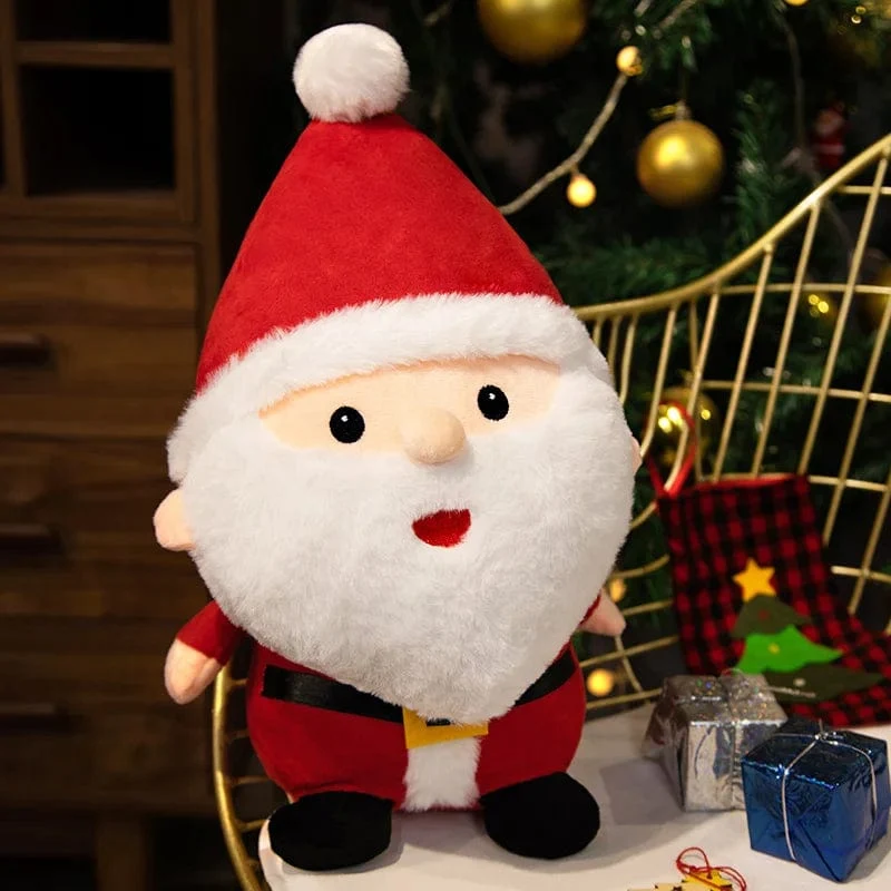 20CM Niedliche Weihnachtsserie Puppe Weihnachtsmann Elch Plüschtier Gefülltes weiches Schneemann Hirsch Spielzeug für Kinder Mädchen Weihnachtsgeschenk Dekor Requisiten