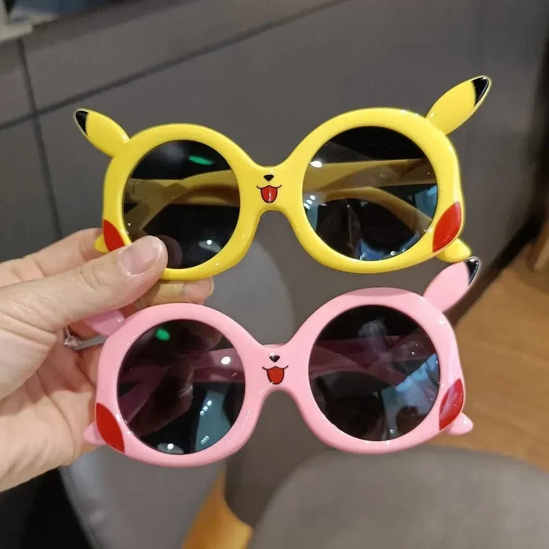 Anime Pokemon Sonnenbrille Pikachu Cartoon Figrues Brille Kinder Jungen Mädchen Sonnenbrille Süße Dekoration Kinder Spielzeug Geschenke