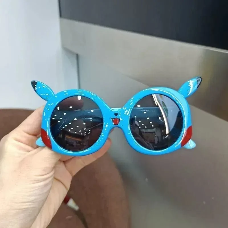 Anime Pokemon Sonnenbrille Pikachu Cartoon Figrues Brille Kinder Jungen Mädchen Sonnenbrille Süße Dekoration Kinder Spielzeug Geschenke