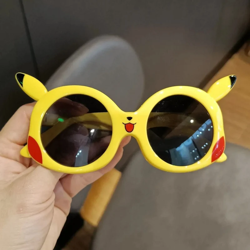 Anime Pokemon Sonnenbrille Pikachu Cartoon Figrues Brille Kinder Jungen Mädchen Sonnenbrille Süße Dekoration Kinder Spielzeug Geschenke