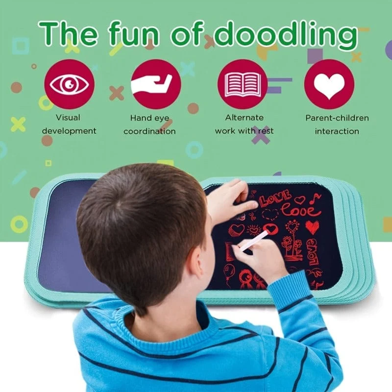 Löschbares Doodle-Buch, wiederverwendbares Zeichenbrett mit magischen Stiften, Malspielzeug für Kinder, Montessori-Lernspielzeug, DIY-Geschenk für Kleinkinder