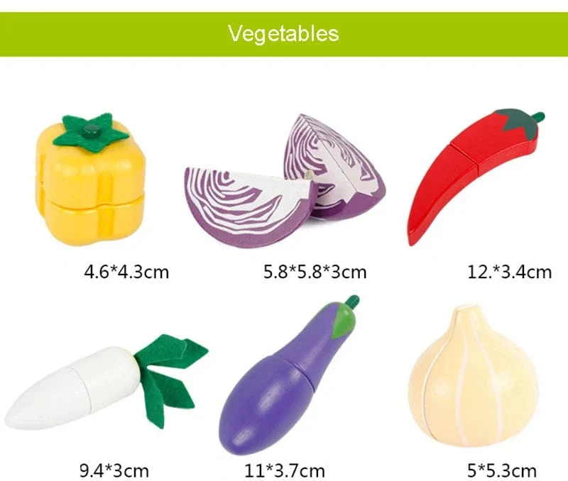 Simulation Küche Pretend Spielzeug Holz Klassische Spiel Montessori Pädagogisches Spielzeug Für Kinder Kinder Geschenk Schneiden Obst Gemüse Set