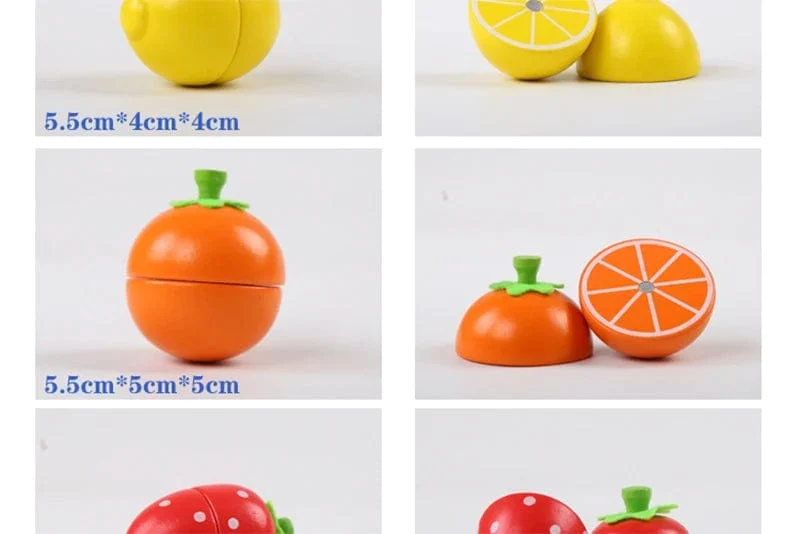 Simulation Küche Pretend Spielzeug Holz Klassische Spiel Montessori Pädagogisches Spielzeug Für Kinder Kinder Geschenk Schneiden Obst Gemüse Set