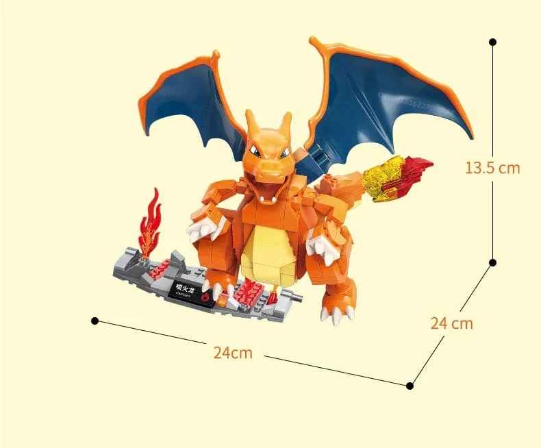 Anime Cartoon Pokemon Pikachu Bulbasaur Bausteine ​​Charizard Sets Film Puppen Modell Ziegel Kinder Spielzeug Für Kinder Urlaub Geschenke