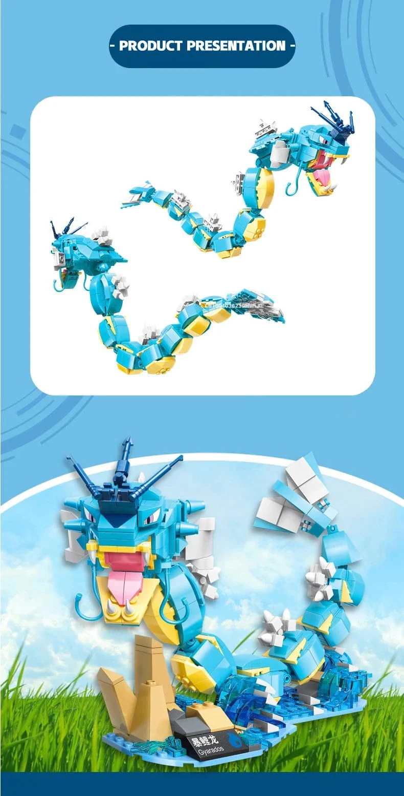 Anime Cartoon Pokemon Pikachu Bulbasaur Bausteine ​​Charizard Sets Film Puppen Modell Ziegel Kinder Spielzeug Für Kinder Urlaub Geschenke