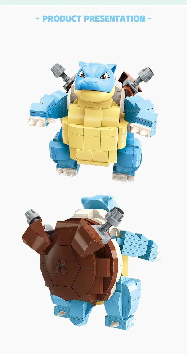 Anime Cartoon Pokemon Pikachu Bulbasaur Bausteine ​​Charizard Sets Film Puppen Modell Ziegel Kinder Spielzeug Für Kinder Urlaub Geschenke