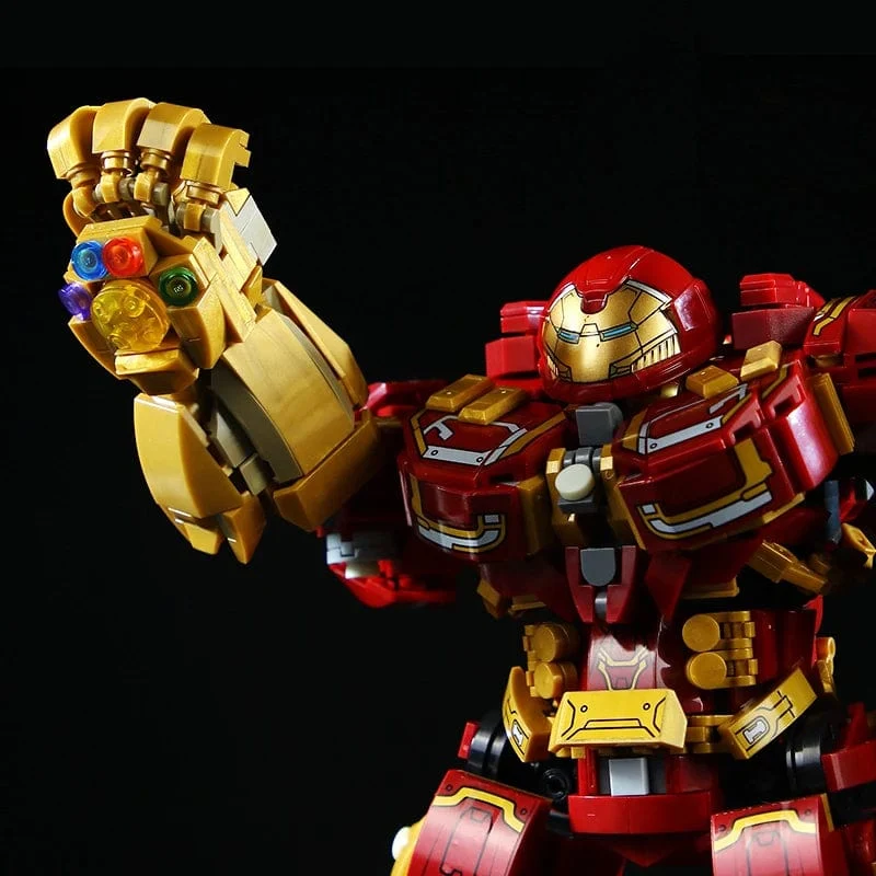 Neu 2000 + Pcs Marvel Spielzeug Bausteine ​​Avengers Iron Man Superhelden Ziegel Modell Hulk Buster Mecha Geschenke für Jungen Erwachsene Kinder