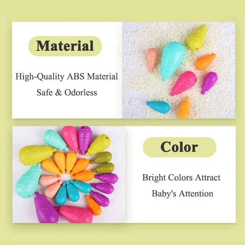 Kleinkind DIY Balancing Kaktus Sortierung Gebäude Set Regenbogen Stapeln Turm Kognition Montessori Pädagogisches Spielzeug für 18 Monate Baby