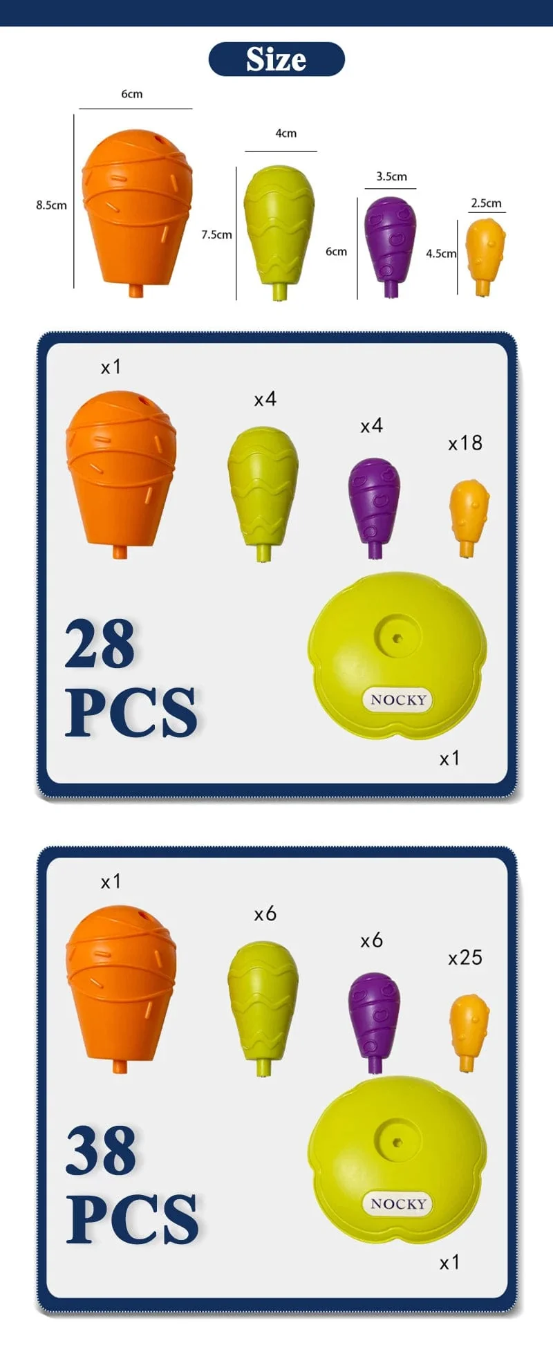 Kleinkind DIY Balancing Kaktus Sortierung Gebäude Set Regenbogen Stapeln Turm Kognition Montessori Pädagogisches Spielzeug für 18 Monate Baby