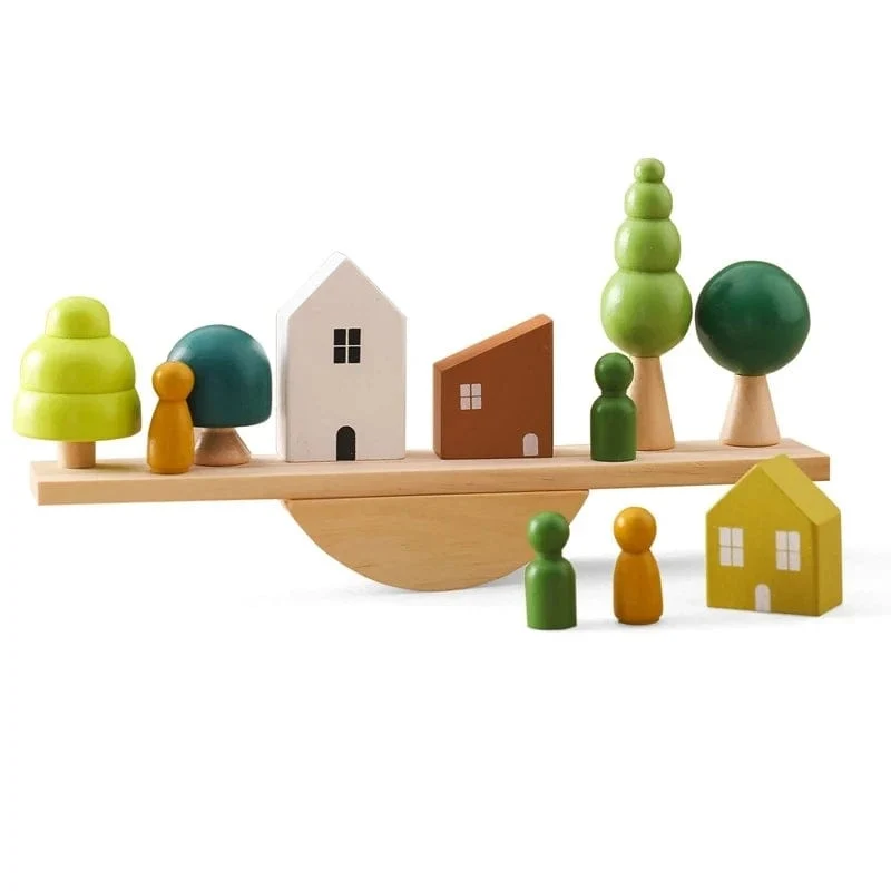 Baby Tier Fädelspielzeug Holz Stapelspielzeug Blöcke Brettspiele Holzspielzeug Baby Tier Auffädeln Fädelperlen Spielzeug Geschenk