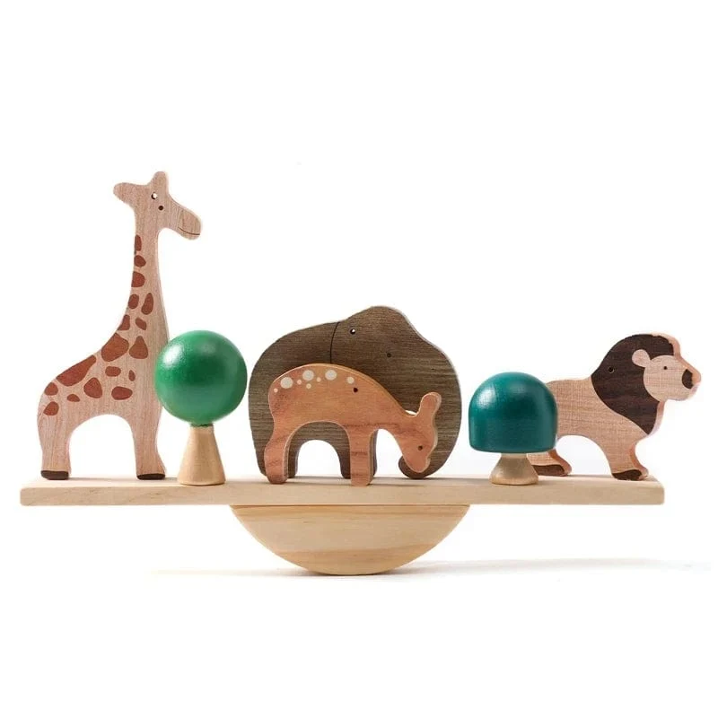 Baby Tier Fädelspielzeug Holz Stapelspielzeug Blöcke Brettspiele Holzspielzeug Baby Tier Auffädeln Fädelperlen Spielzeug Geschenk