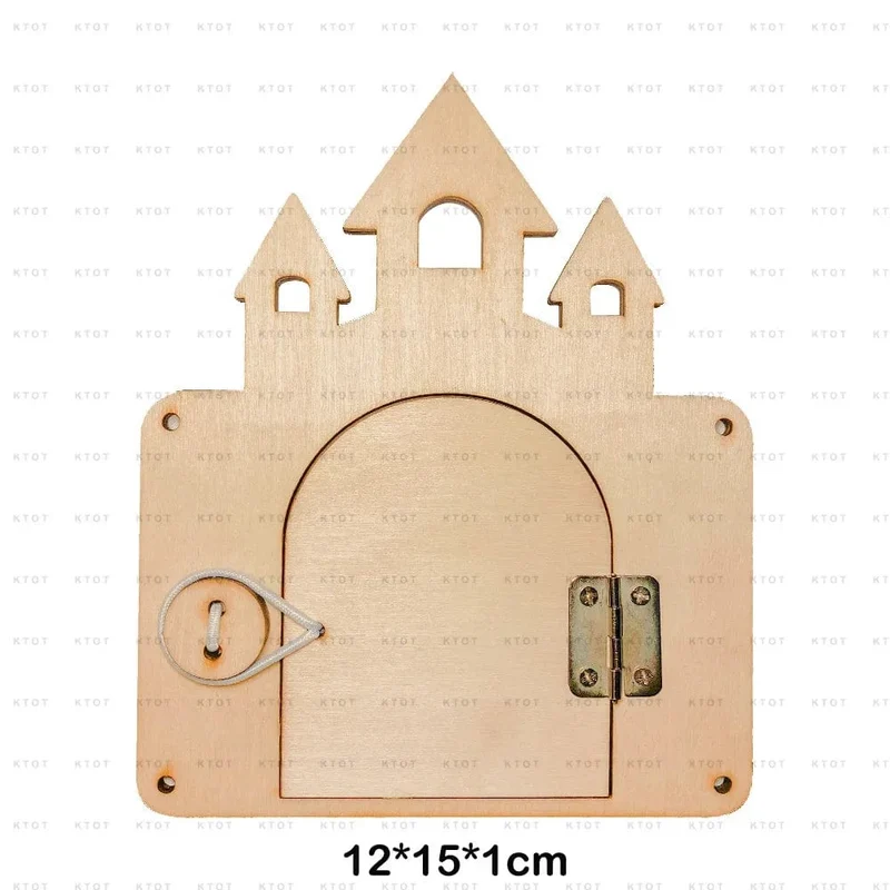 Montessori Spielzeug Beschäftigt Bord DIY Zubehör Lernen Bildung Beschäftigt Bord Spiele für Baby Aktivität Bord Komponenten Holz Teile