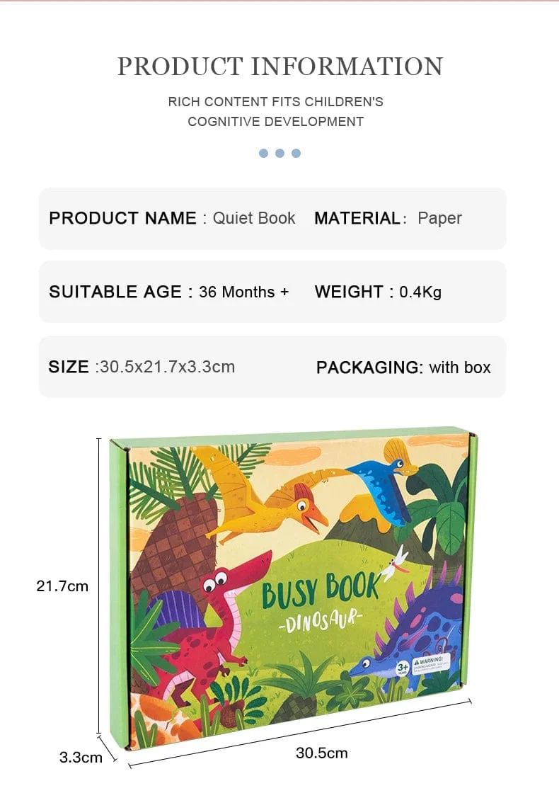 Montessori Beschäftigt Buch für Kinder Aufkleber Ruhiges Buch Baby Frühpädagogisches Spielzeug Kleinkinder Passende Puzzles Spiel Lernspielzeug Geschenke