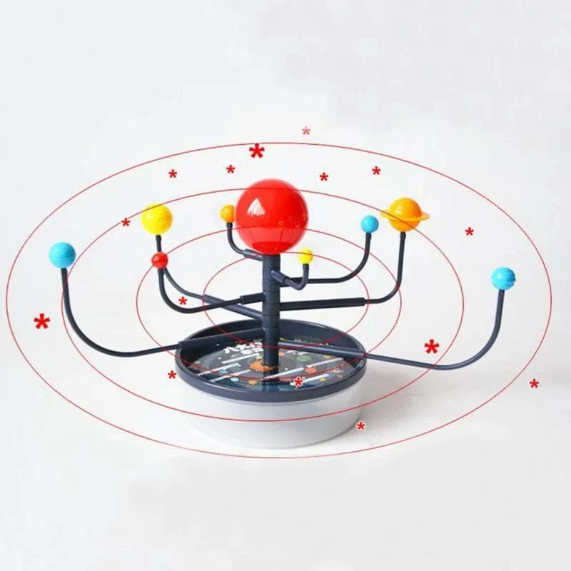 Sonnensystem-Planetarium-Modellbausatz, Astronomie, Wissenschaftsspielzeug für Kinder, Zusammenbau von Geographie-Unterrichtsmaterialien, Lernspielzeug