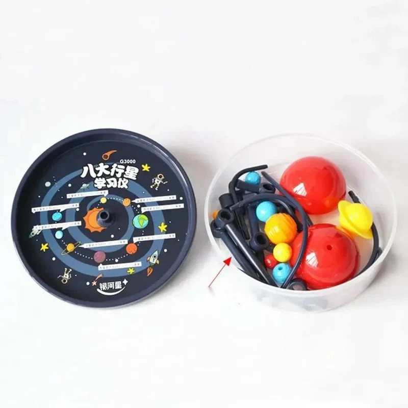 Sonnensystem-Planetarium-Modellbausatz, Astronomie, Wissenschaftsspielzeug für Kinder, Zusammenbau von Geographie-Unterrichtsmaterialien, Lernspielzeug