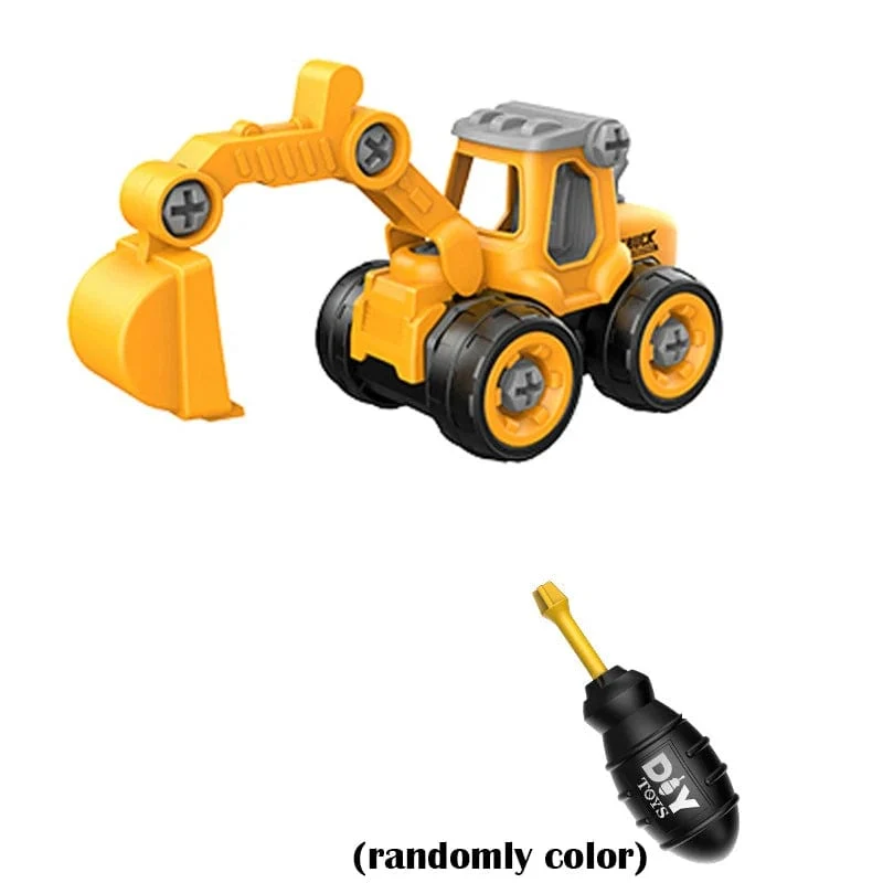 Mutter Demontage Laden Entladen Engineering Lkw Bagger Bulldozer Montessori Bildung Spielzeug Kind Schraube Kreative Werkzeug Auto