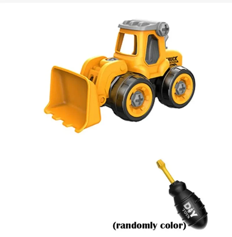 Mutter Demontage Laden Entladen Engineering Lkw Bagger Bulldozer Montessori Bildung Spielzeug Kind Schraube Kreative Werkzeug Auto