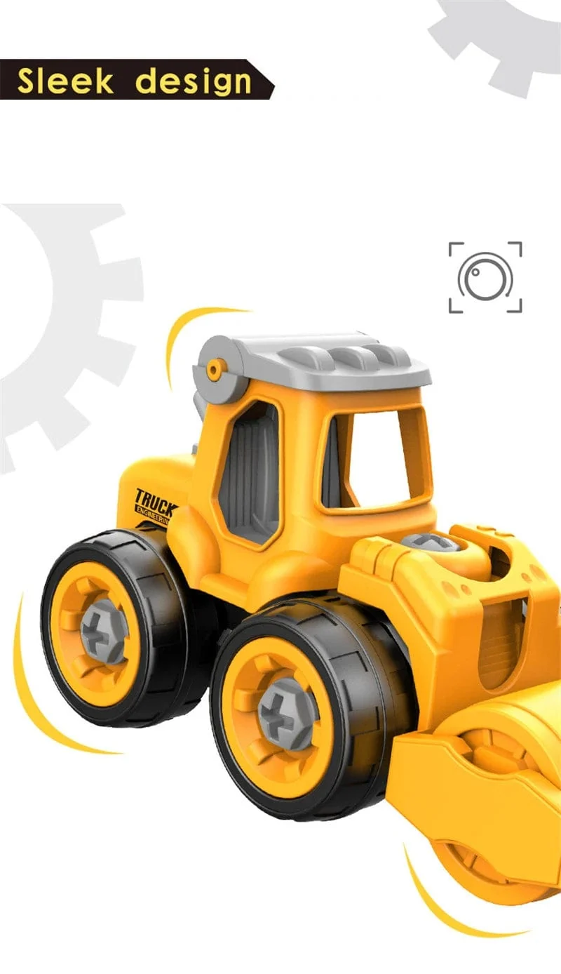 Mutter Demontage Laden Entladen Engineering Lkw Bagger Bulldozer Montessori Bildung Spielzeug Kind Schraube Kreative Werkzeug Auto