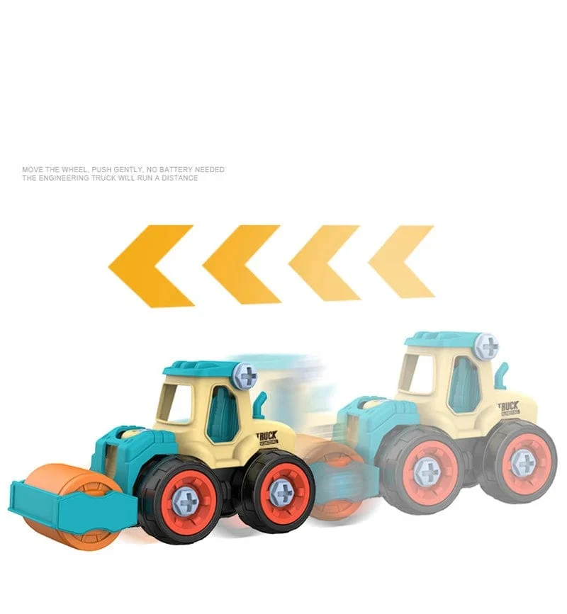 Mutter Demontage Laden Entladen Engineering Lkw Bagger Bulldozer Montessori Bildung Spielzeug Kind Schraube Kreative Werkzeug Auto