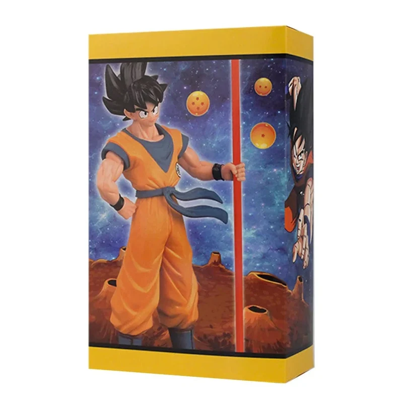 Auf Lager Dragon Ball Son Goku Super Saiyajin Anime Figur 22cm Goku DBZ Action Figur Modell Geschenk Sammlerfigur für Kinderspielzeug