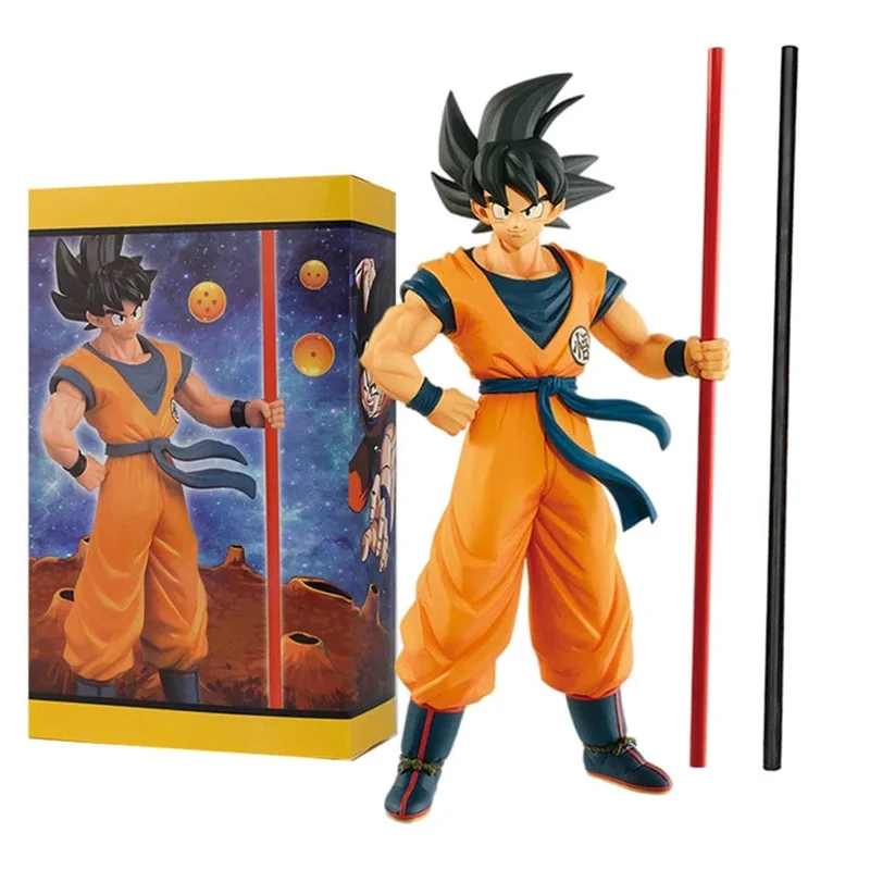 Auf Lager Dragon Ball Son Goku Super Saiyajin Anime Figur 22cm Goku DBZ Action Figur Modell Geschenk Sammlerfigur für Kinderspielzeug