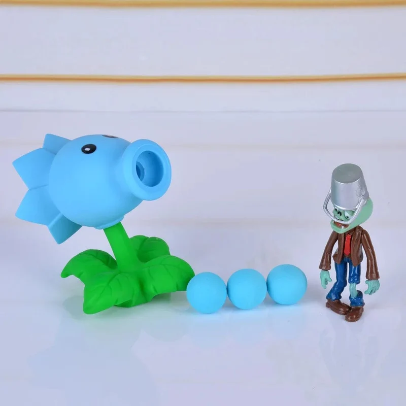 Heiße Pflanzen vs Zombies Peashooter PVC Action Anime Figur Modell PVZ Spielzeug Geschenke Spielzeug für Kinder Hohe Qualität Start Pflanzen