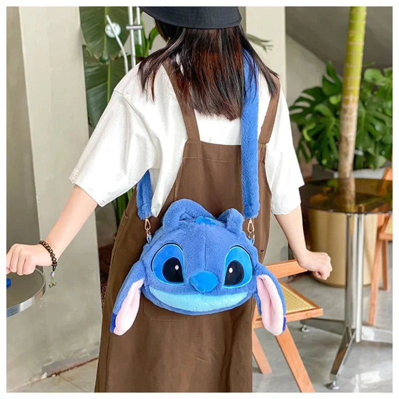 Disney Lilo & Stitch Plüschtiere Kawaii Tigger Winnie The Pooh Anime Stofftiere Kinder Cartoon Plushie Weiche Mädchen Plüschtasche