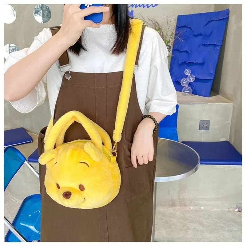 Disney Lilo & Stitch Plüschtiere Kawaii Tigger Winnie The Pooh Anime Stofftiere Kinder Cartoon Plushie Weiche Mädchen Plüschtasche