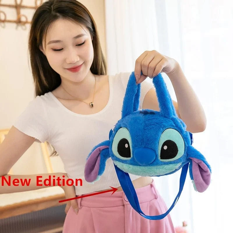 Disney Lilo & Stitch Plüschtiere Kawaii Tigger Winnie The Pooh Anime Stofftiere Kinder Cartoon Plushie Weiche Mädchen Plüschtasche