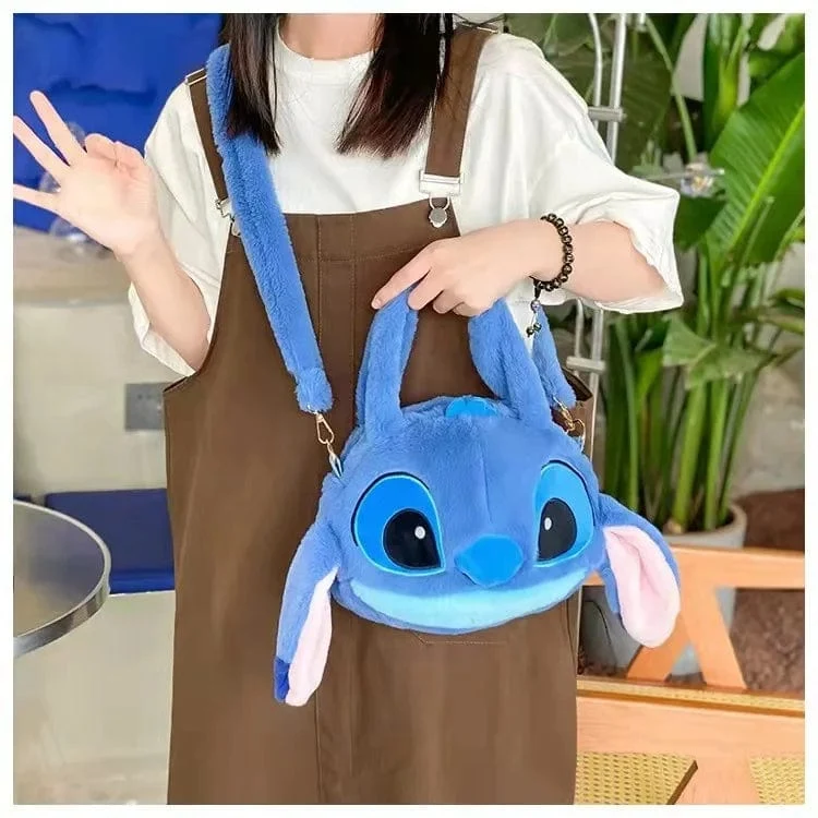 Disney Lilo & Stitch Plüschtiere Kawaii Tigger Winnie The Pooh Anime Stofftiere Kinder Cartoon Plushie Weiche Mädchen Plüschtasche