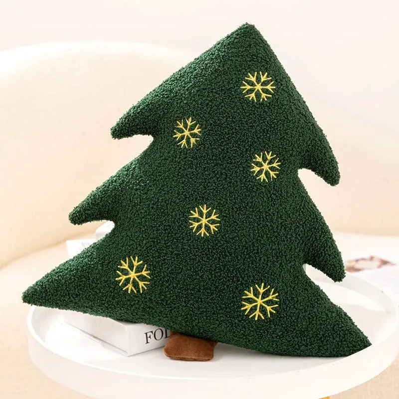 Entzückendes Lebkuchen-Plüschtier, gefülltes Karamell-Schokoladen-Lebkuchenmann-Kissen, Weihnachtsbaum-Haus, Schleife, Ring, Dekor, Weihnachtshirsch