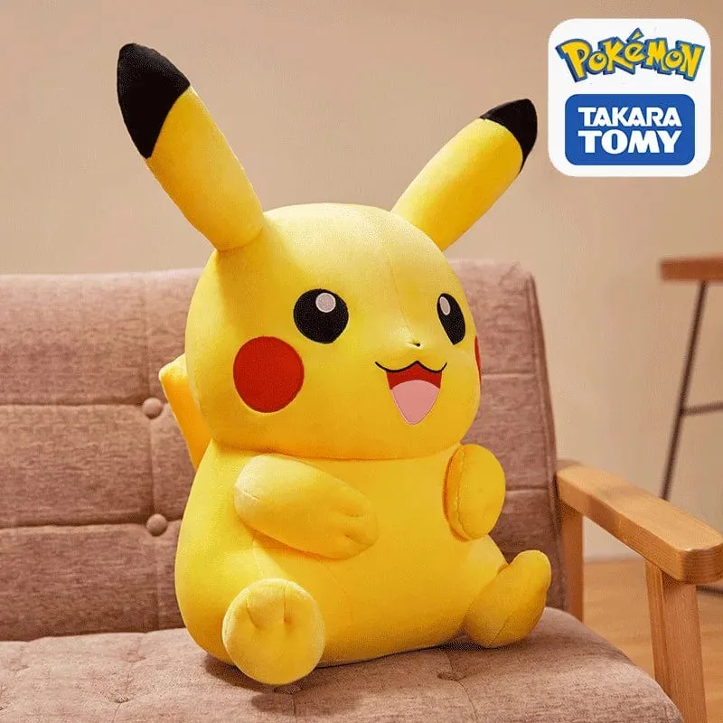 Süße Pikachu-Plüschtiere, Puppe, Anime, Pokemon, Kawaii, große ausgestopfte Plüschtiere, weiche, hochwertige Füllung, Weihnachtsgeschenke für Kinder