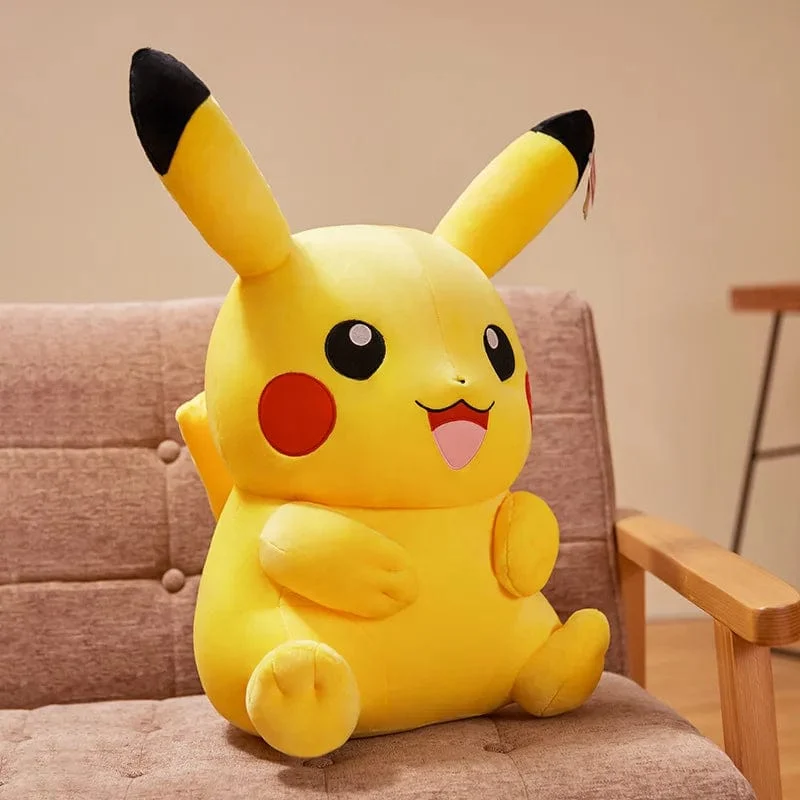 Süße Pikachu-Plüschtiere, Puppe, Anime, Pokemon, Kawaii, große ausgestopfte Plüschtiere, weiche, hochwertige Füllung, Weihnachtsgeschenke für Kinder