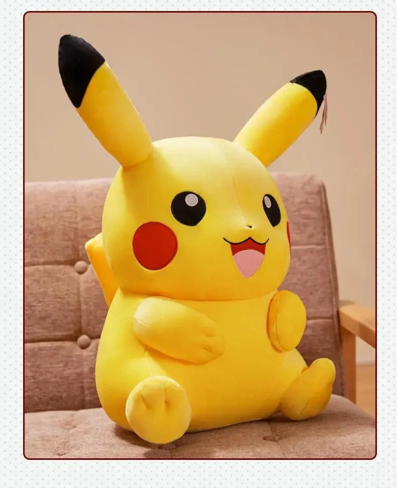 Süße Pikachu-Plüschtiere, Puppe, Anime, Pokemon, Kawaii, große ausgestopfte Plüschtiere, weiche, hochwertige Füllung, Weihnachtsgeschenke für Kinder