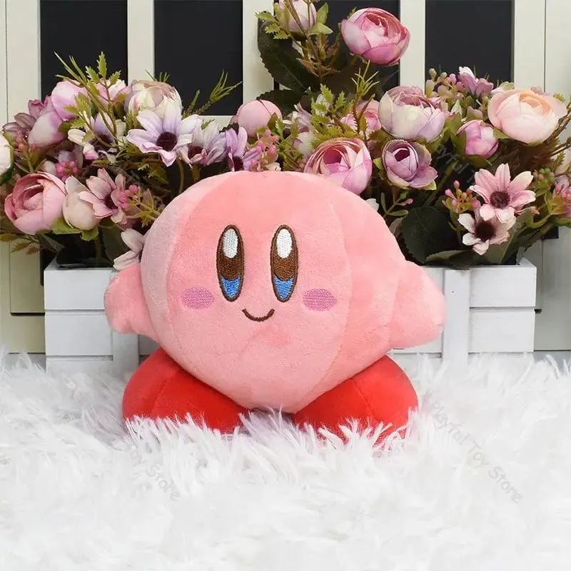 6 Arten Anime Kirby Plüschpuppe Spielzeug Weiche Angefüllte Plüsch Kawaii Cartoon Spielzeugsammlung Tolles Weihnachtsgeburtstagsgeschenk für Kinder