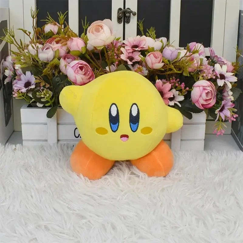 6 Arten Anime Kirby Plüschpuppe Spielzeug Weiche Angefüllte Plüsch Kawaii Cartoon Spielzeugsammlung Tolles Weihnachtsgeburtstagsgeschenk für Kinder