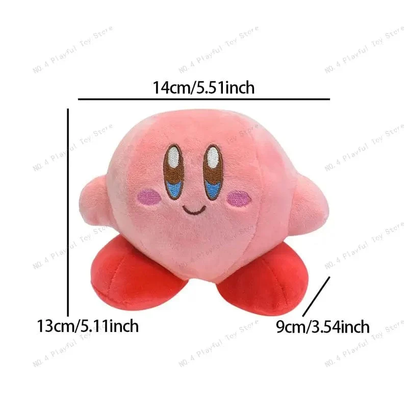 6 Arten Anime Kirby Plüschpuppe Spielzeug Weiche Angefüllte Plüsch Kawaii Cartoon Spielzeugsammlung Tolles Weihnachtsgeburtstagsgeschenk für Kinder
