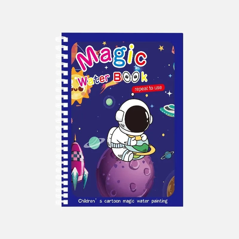 Magisches Wasser-Malbuch, wiederverwendbares Montessori-Malbuch für Kinder, sensorisches frühpädagogisches Lern-Malspielzeug für Kinder