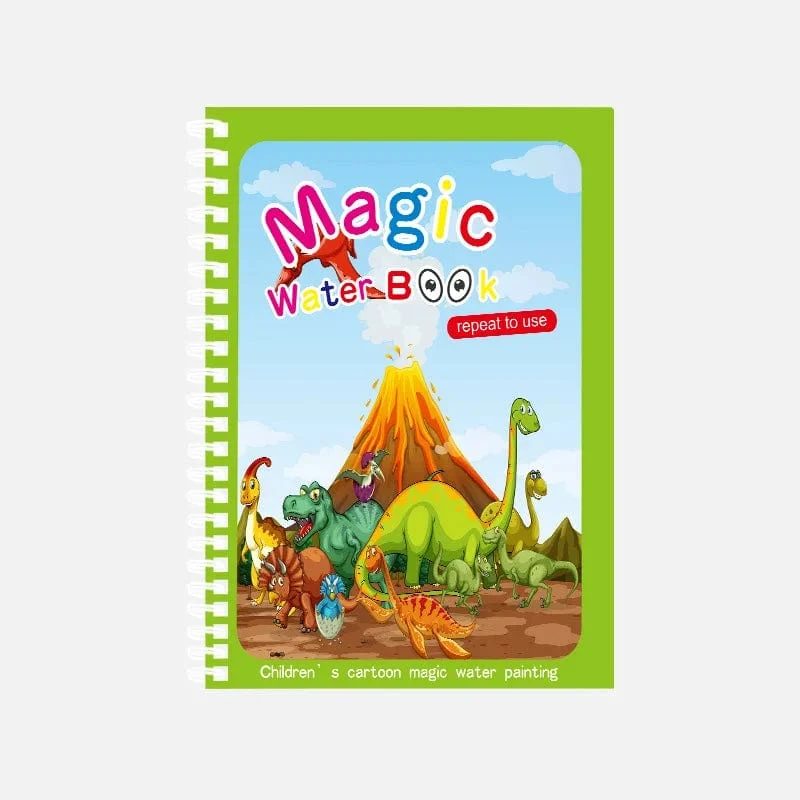 Magisches Wasser-Malbuch, wiederverwendbares Montessori-Malbuch für Kinder, sensorisches frühpädagogisches Lern-Malspielzeug für Kinder
