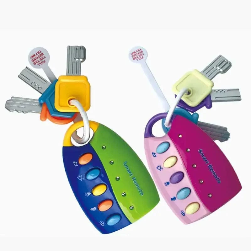 Premium Qualität Lustige Baby Musical Auto Schlüssel Spielzeug Smart Remote Auto Stimmen Pretend Spielen Bildung Spielzeug