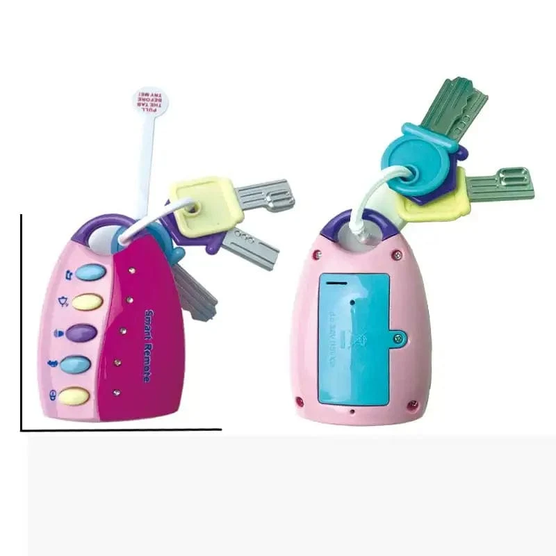 Premium Qualität Lustige Baby Musical Auto Schlüssel Spielzeug Smart Remote Auto Stimmen Pretend Spielen Bildung Spielzeug