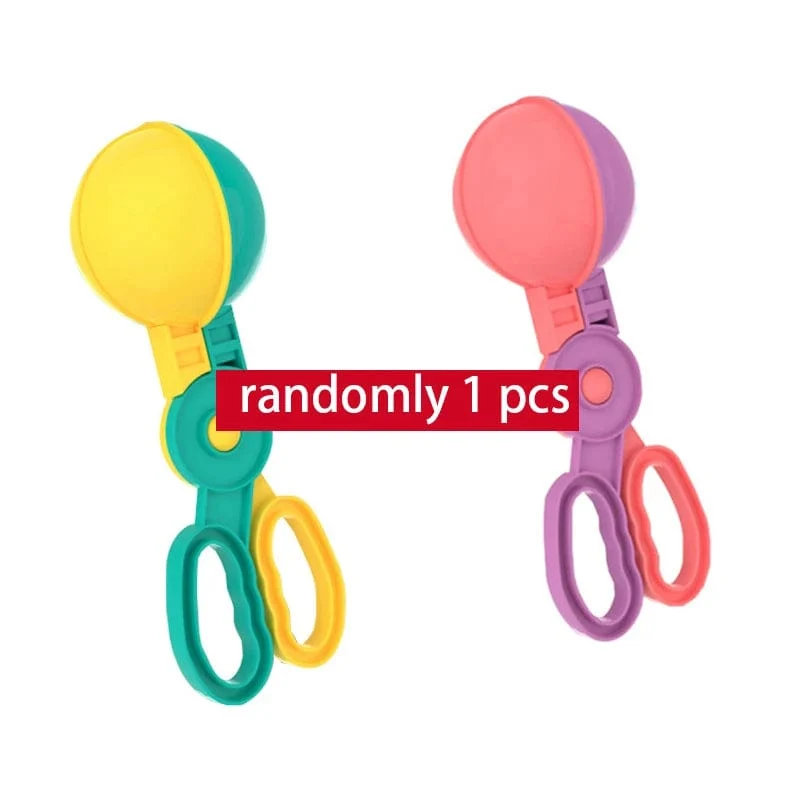 1/4 stücke Kinder Drop Scoop Clip Pinzette Spielzeug Feine Motor Geschicklichkeit Training Tool Set Montessori Frühen Lernen Bildung Spielzeug Kleinkind
