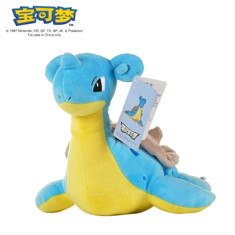 Kawaii Pokemon Lapras Stofftiere Cartoon süße Wassergeist Plüsch Puppen Wurfkissen Geburtstagsgeschenk für Kinder Freunde Jungen